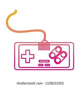 degraded line videogame console simulator technology player