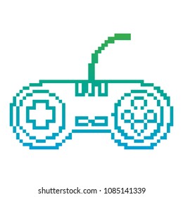 degraded line videogame controller digital simulator technology