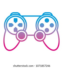 degraded line videogame controller play console object