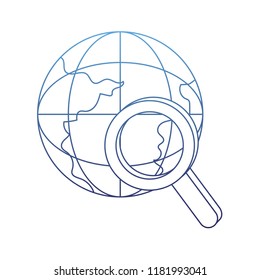 degraded outline global digital data network server