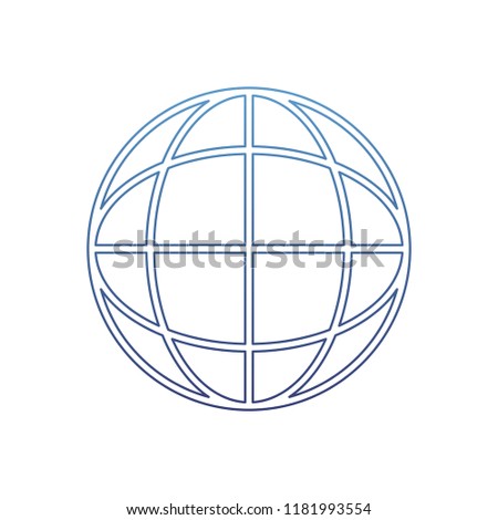 degraded outline global digital network data connection