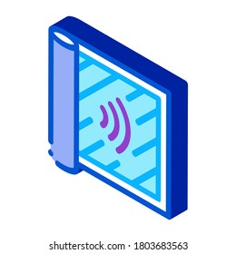 degree of audibility icon vector. isometric degree of audibility sign. color isolated symbol illustration