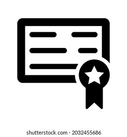 Degree diploma icon.graduation,document (vector illustration)