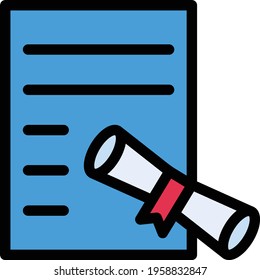 degree file vector line colour icon
