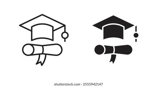 Degree flat simple vector symbols illustration.