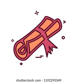 Degree icon design vector