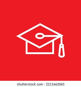 Degree icon, graphic resource template, vector illustration.