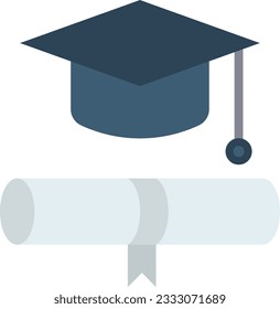 Degree Icon image. Suitable for mobile application.