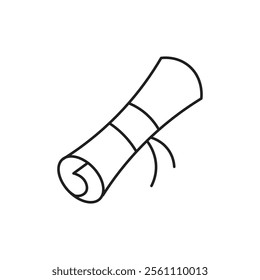 Degree icon Outline vector line symbol