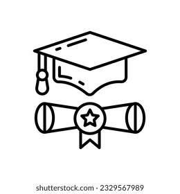 Degree icon in vector. Illustration