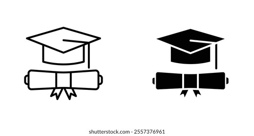 Degree Icon vector. liner and flat style icons set.