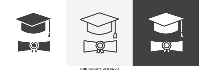 Degree icon vector set for ui designs