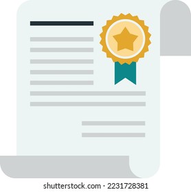 degree illustration in minimal style isolated on background