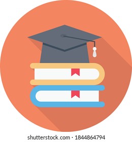 degree vector flat colour icon 