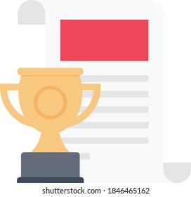 degree vector flat colour icon 