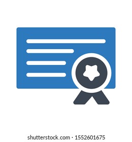 degree vector glyph colour icon 