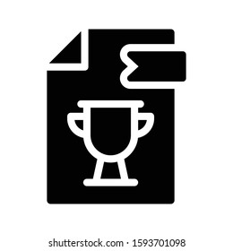 degree vector  glyph flat icon  