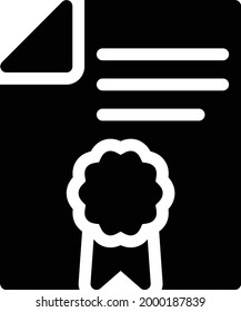degree vector glyph flat icon