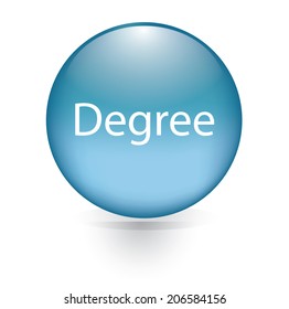 degree word blue button