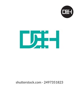 DEH Logo Letter Monogram Design