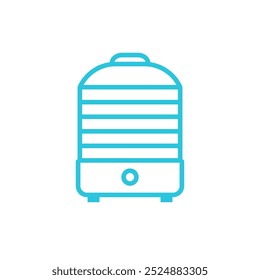 Dehydrator icon. Isolated on white background.