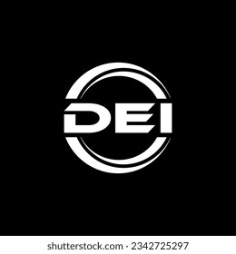 DEI Logo Design, Inspiration for a Unique Identity. Modern Elegance and Creative Design. Watermark Your Success with the Striking this Logo.