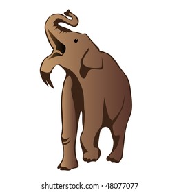 deinotherium vector illustration