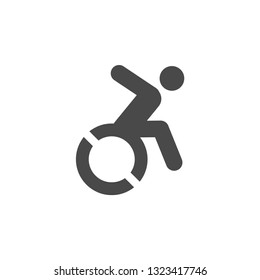 Deisabled icon design template vector isolated illustration