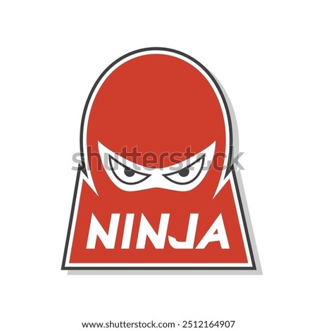 Deisgn of ninja head icon