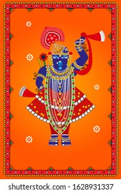 The deity at the famous Vaishnav temple of Shri Nathadwara in Rajasthan (India) is known as SHRINATHJI. This Swaroop in reality is that of Lord Shri KRISHNA. SHRINATHJI represents child Krishna