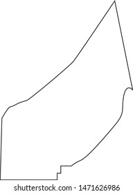 Dekalb map in state of alabama