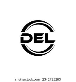 DEL Logo Design, Inspiration for a Unique Identity. Modern Elegance and Creative Design. Watermark Your Success with the Striking this Logo.