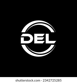 DEL Logo Design, Inspiration for a Unique Identity. Modern Elegance and Creative Design. Watermark Your Success with the Striking this Logo.