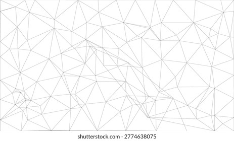 delaunay triangulation mesh pattern, geometric wireframe network, abstract triangle grid