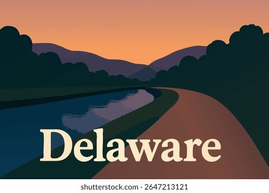 O Delaware Canal Towpath oferece vistas serenas ao longo da via navegável, rodeado por vegetação exuberante e paisagens pacíficas
