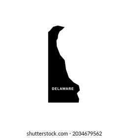 Delaware Map Icon Delaware Icon Vector Stock Vector (Royalty Free ...