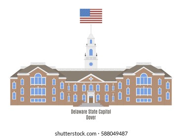 Delaware State Capitol In Dover, USA