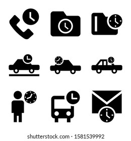 delay icon isolated sign symbol vector illustration - Collection of high quality black style vector icons
