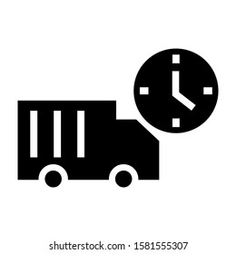 delay icon isolated sign symbol vector illustration - high quality black style vector icons
