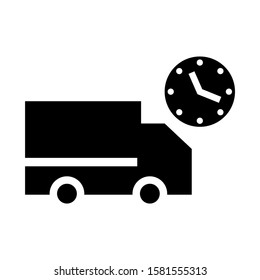 delay icon isolated sign symbol vector illustration - high quality black style vector icons
