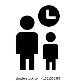 delay icon isolated sign symbol vector illustration - high quality black style vector icons
