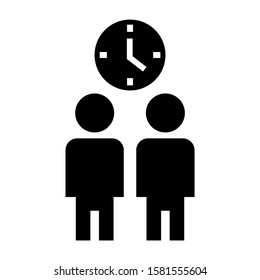delay icon isolated sign symbol vector illustration - high quality black style vector icons
