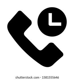 delay icon isolated sign symbol vector illustration - high quality black style vector icons
