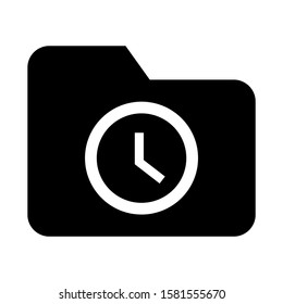 delay icon isolated sign symbol vector illustration - high quality black style vector icons
