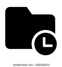 delay icon isolated sign symbol vector illustration - high quality black style vector icons
