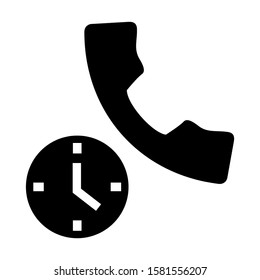 delay icon isolated sign symbol vector illustration - high quality black style vector icons
