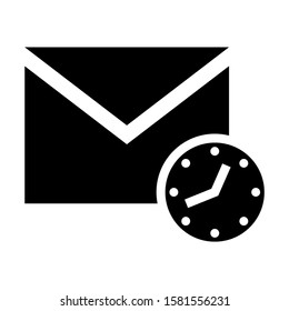 delay icon isolated sign symbol vector illustration - high quality black style vector icons
