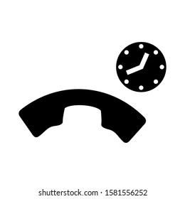 delay icon isolated sign symbol vector illustration - high quality black style vector icons
