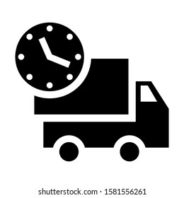 delay icon isolated sign symbol vector illustration - high quality black style vector icons
