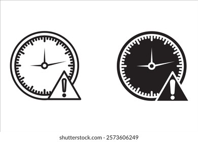 delay icon set. vector.Editable stroke.linear style sign for use web design,logo.Symbol illustration.
